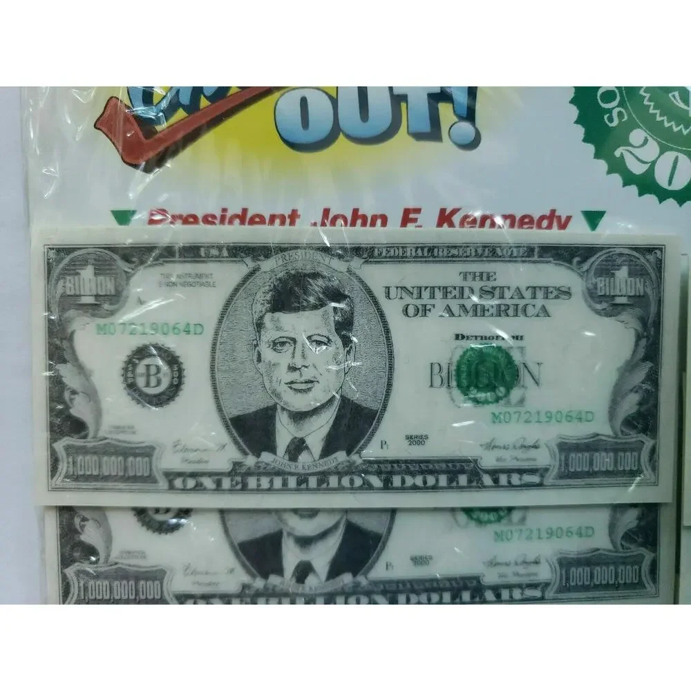 The Billion Dollar‎ Magnet Store Display with Kennedy / MLK / Ford /Lee New U106